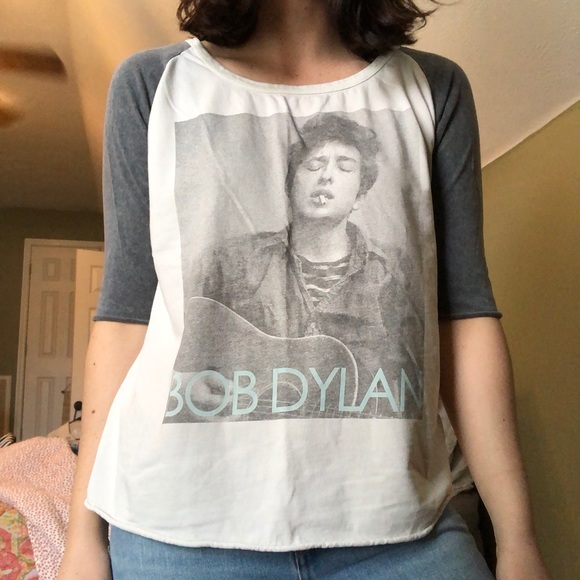 Brandy Melville Tops - Brandy Melville Bob Dylan baseball tee